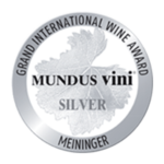 Medalha de prata Mundus Vini 2020 award